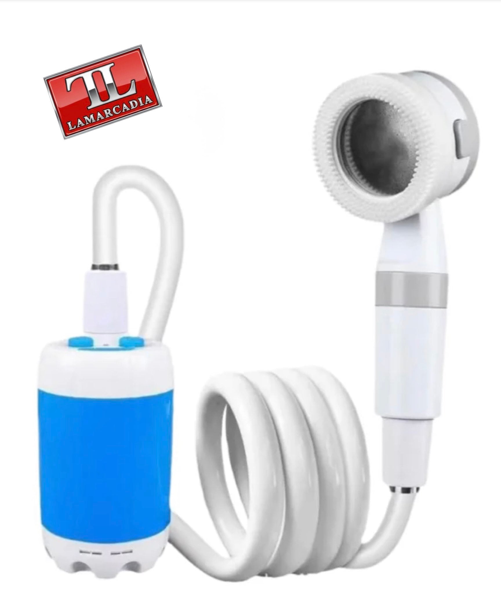 Rechargeable Portable Outdoor Shower Handheld Compact Water Sprayer for Car Wash Flower Watering and Bathing Camping Hiking