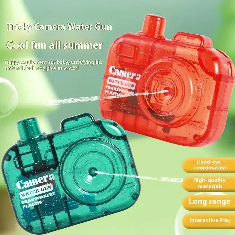 Water Gun Summer Toys For Kids Camera Toys Cartoon Water Gun Outdoor Game Summer Toys Sport Party Toys Gifts