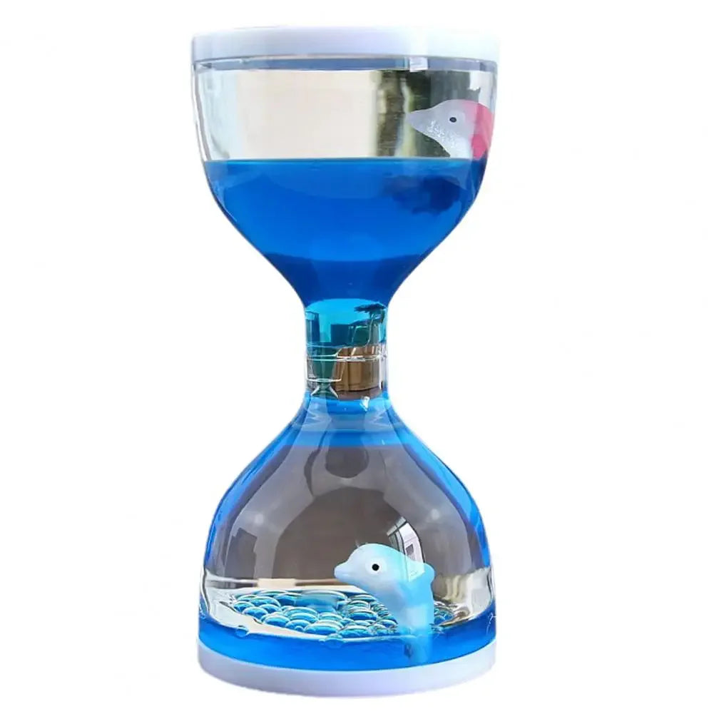 Liquid Hourglass Sand Timer Relief Stress Lovely Satisfying Sensory Oil Drop Timer Oil Hourglass Christmas Gifts Hour Glass
