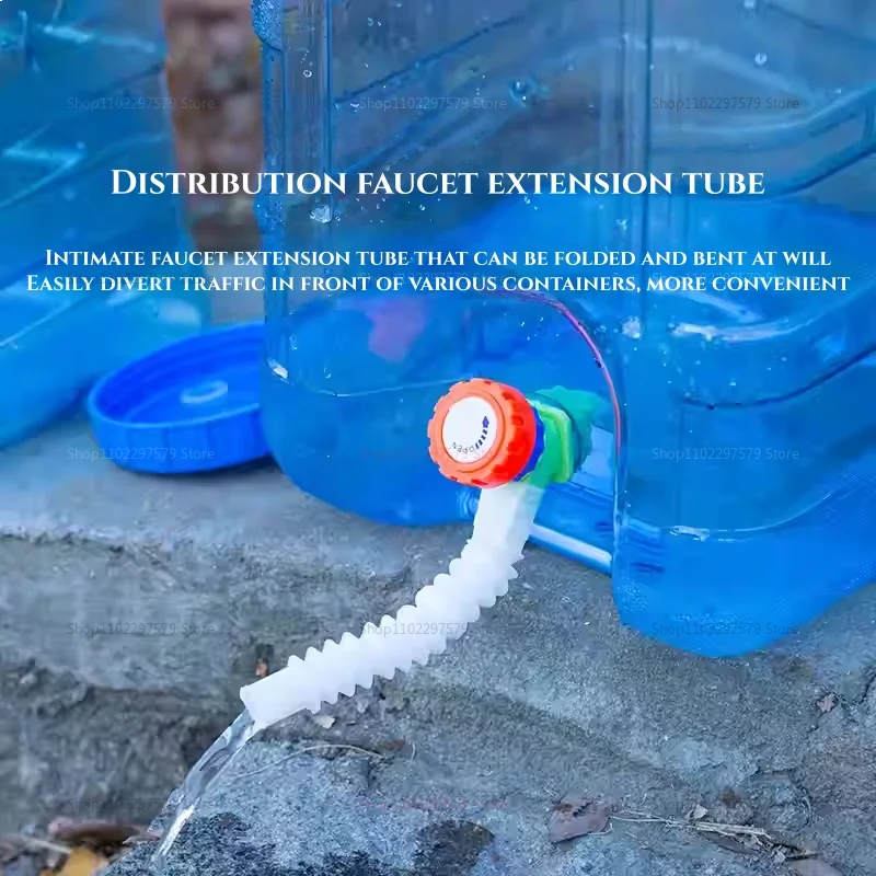 Portable camping supplies - water container with faucet, large capacity water tank, suitable for camping, hiking, outdoor travel