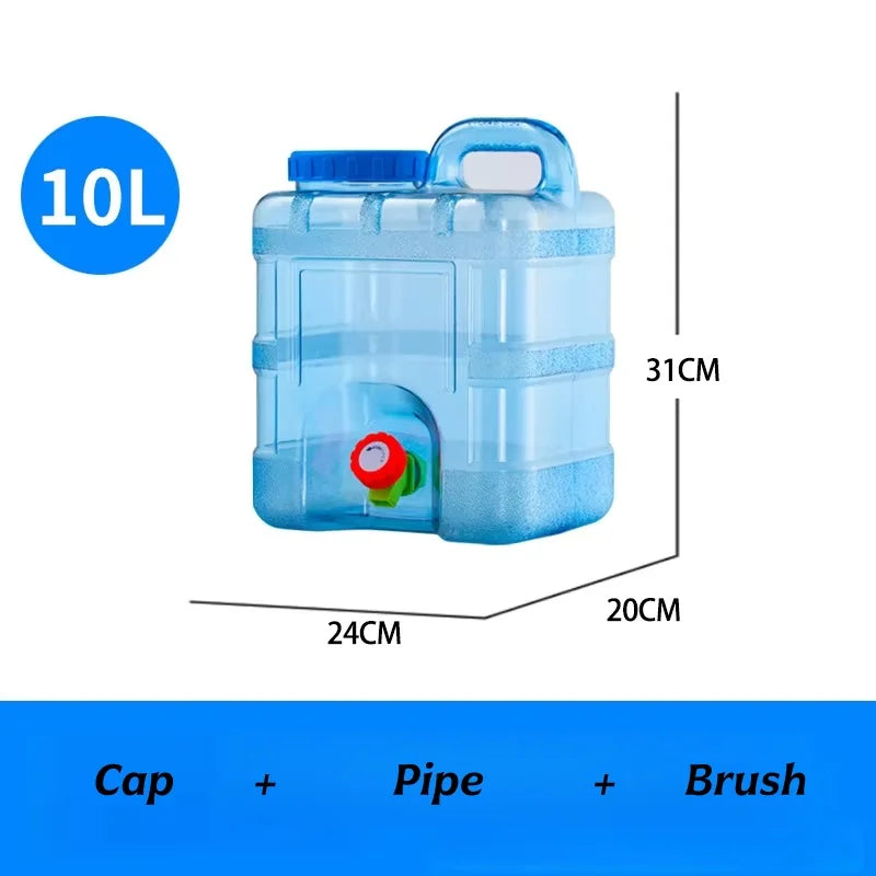 Portable camping supplies - water container with faucet, large capacity water tank, suitable for camping, hiking, outdoor travel